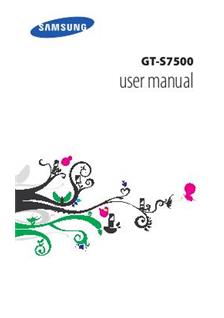 Samsung Galaxy Ace Plus manual. Smartphone Instructions.